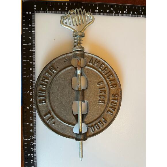 Vintage New Old Stock American Stove Prod Memphis TN 6" Stove Damper Spring Pin - Picture 3 of 3